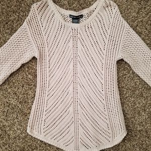 Blush sweater size small never worn. Non smoking.